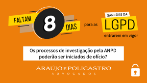 Os processos de investigação pela ANPD poderão ser iniciados de ofício?