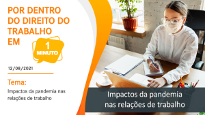 Impactos da pandemia nas relações de trabalho