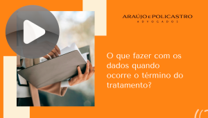 O que fazer com os dados quando ocorre o término do tratamento?